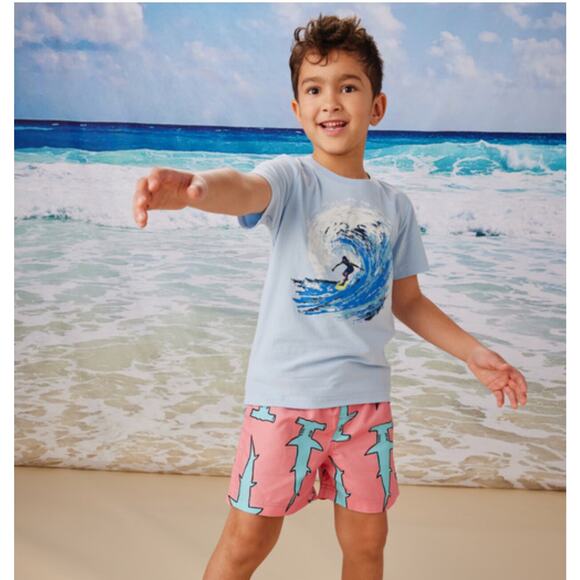 Tea Collection NWT Surfer On Wave Tee. Size 2 - Picture 3 of 3